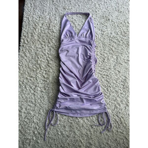 Women's Princess Polly Mini Dress Size 4 Purple Halter